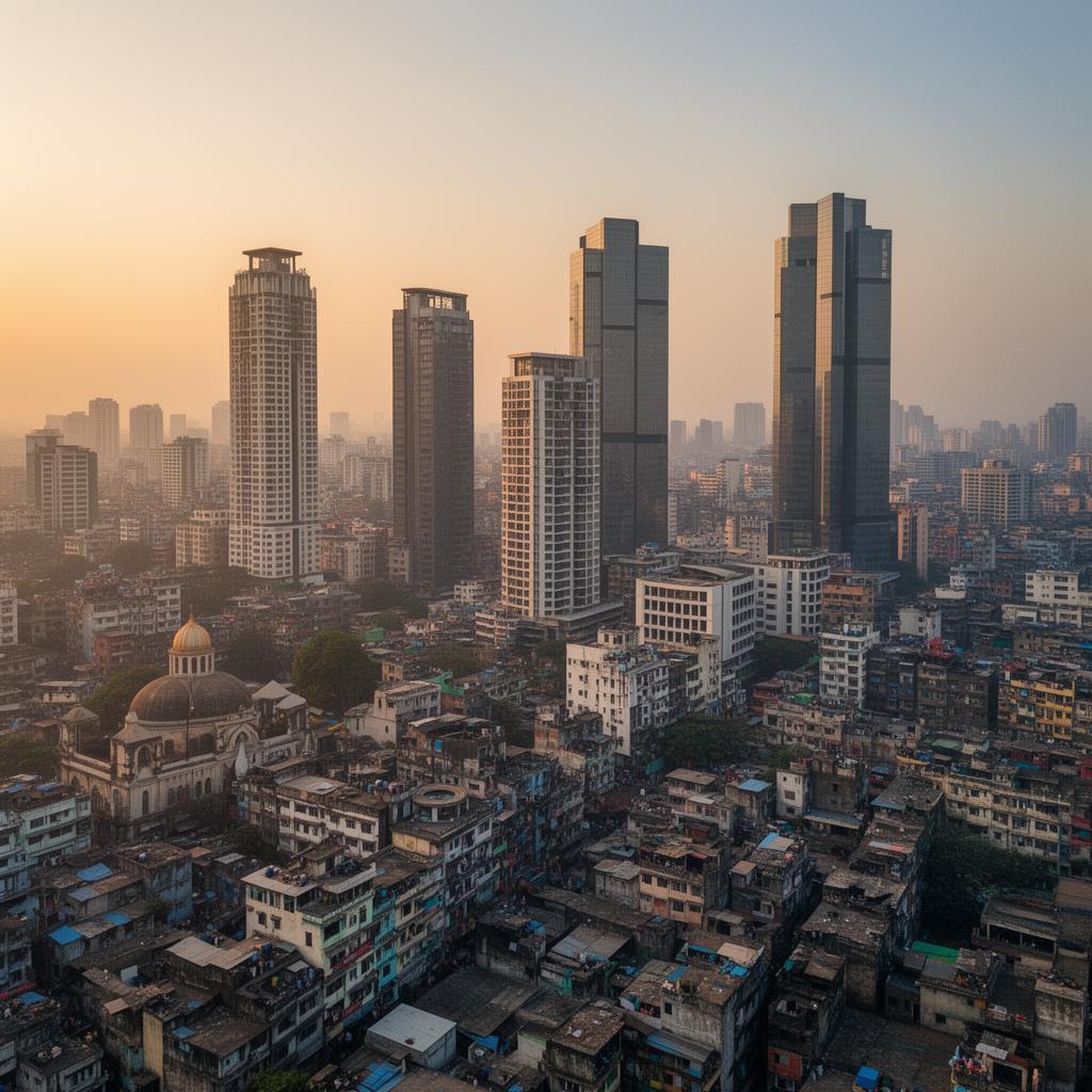 Modern Dhaka skyline at golden hour — home to YESS Bangla ventures